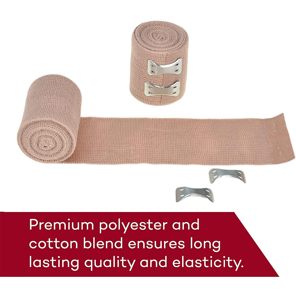 5 لفات ضمادة ضغط مرنة مع خطافا - مراجعة Wrist Wrap Support وسعره